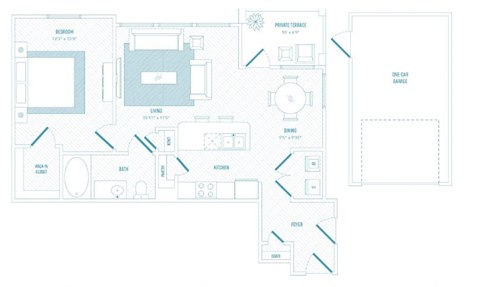 M54 A3 floor plan at Reveal 54, Georgetown, 78626
